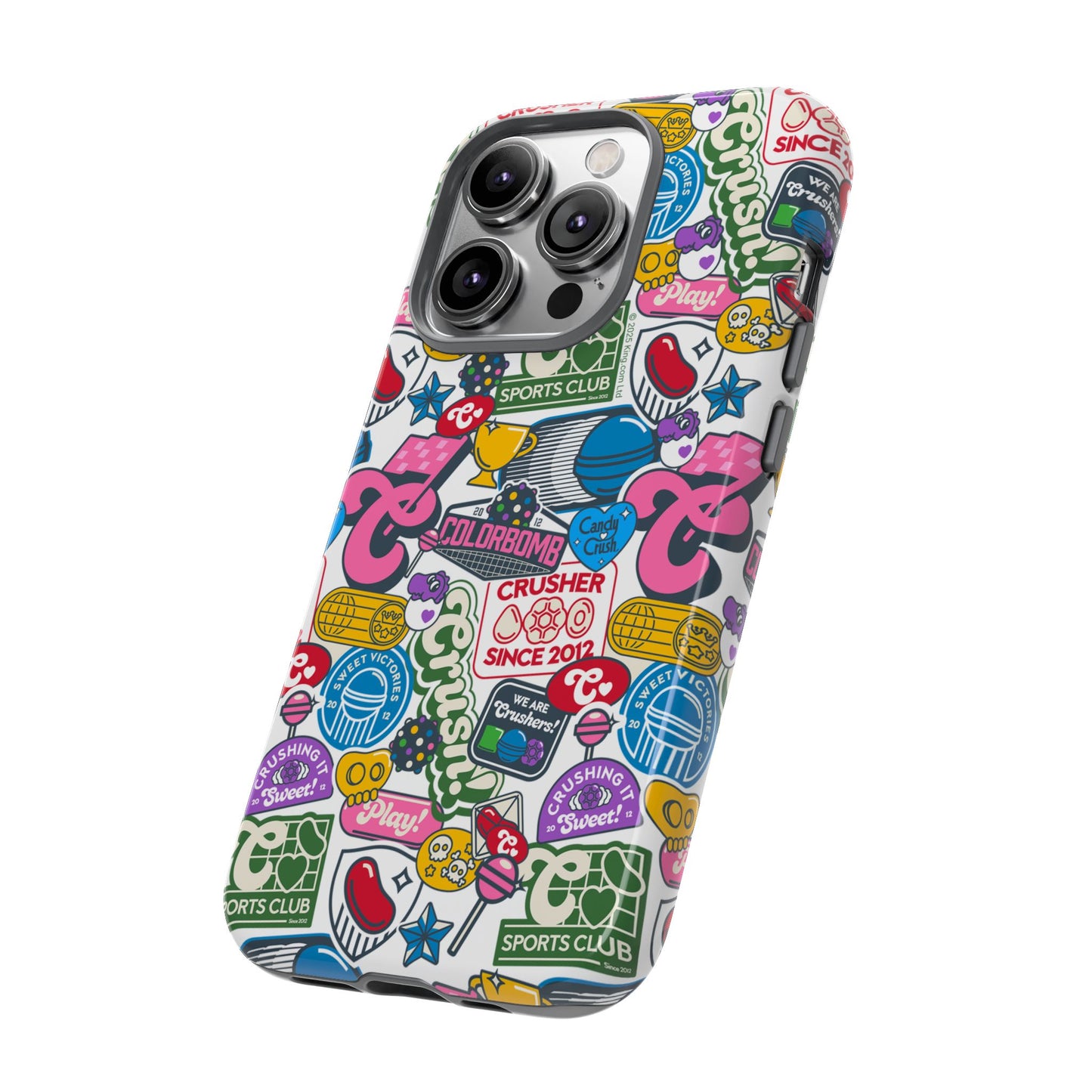 Candy Crush Sports Club Patches Tough Phone Case