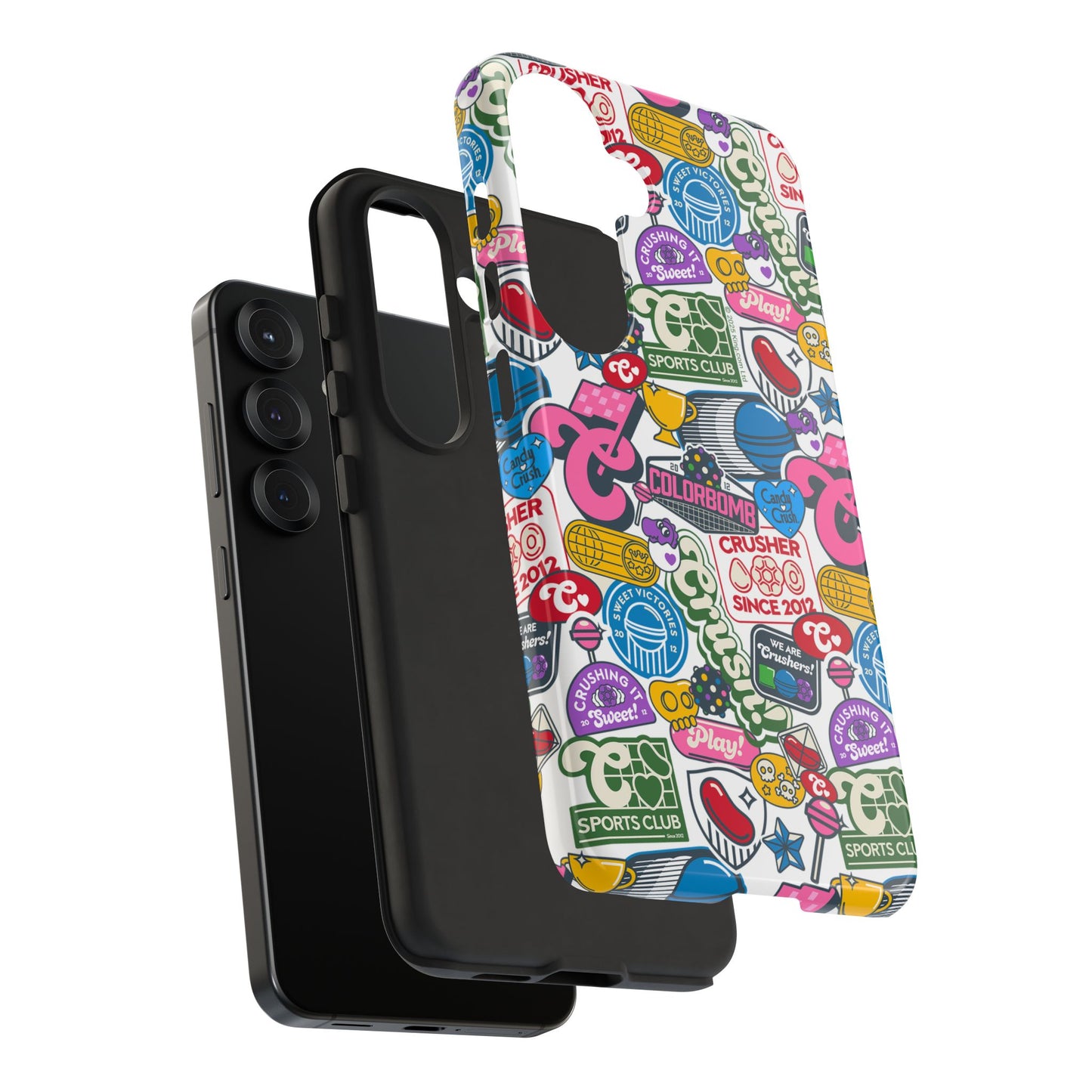 Candy Crush Sports Club Patches Tough Phone Case