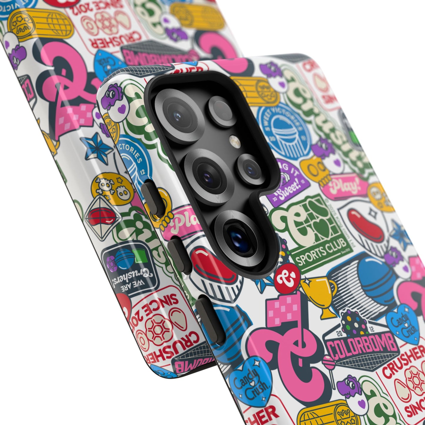 Candy Crush Sports Club Patches Tough Phone Case