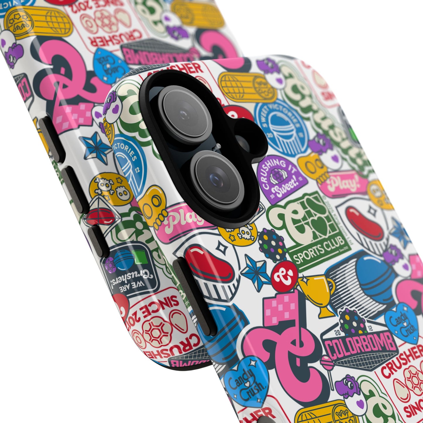 Candy Crush Sports Club Patches Tough Phone Case
