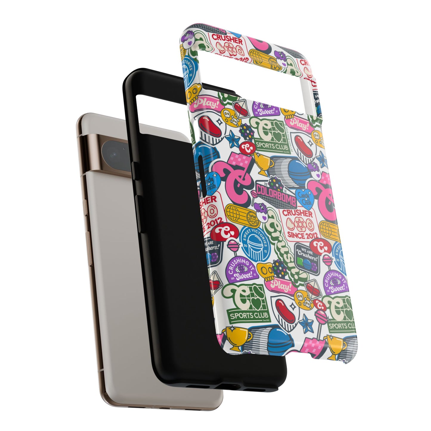 Candy Crush Sports Club Patches Tough Phone Case