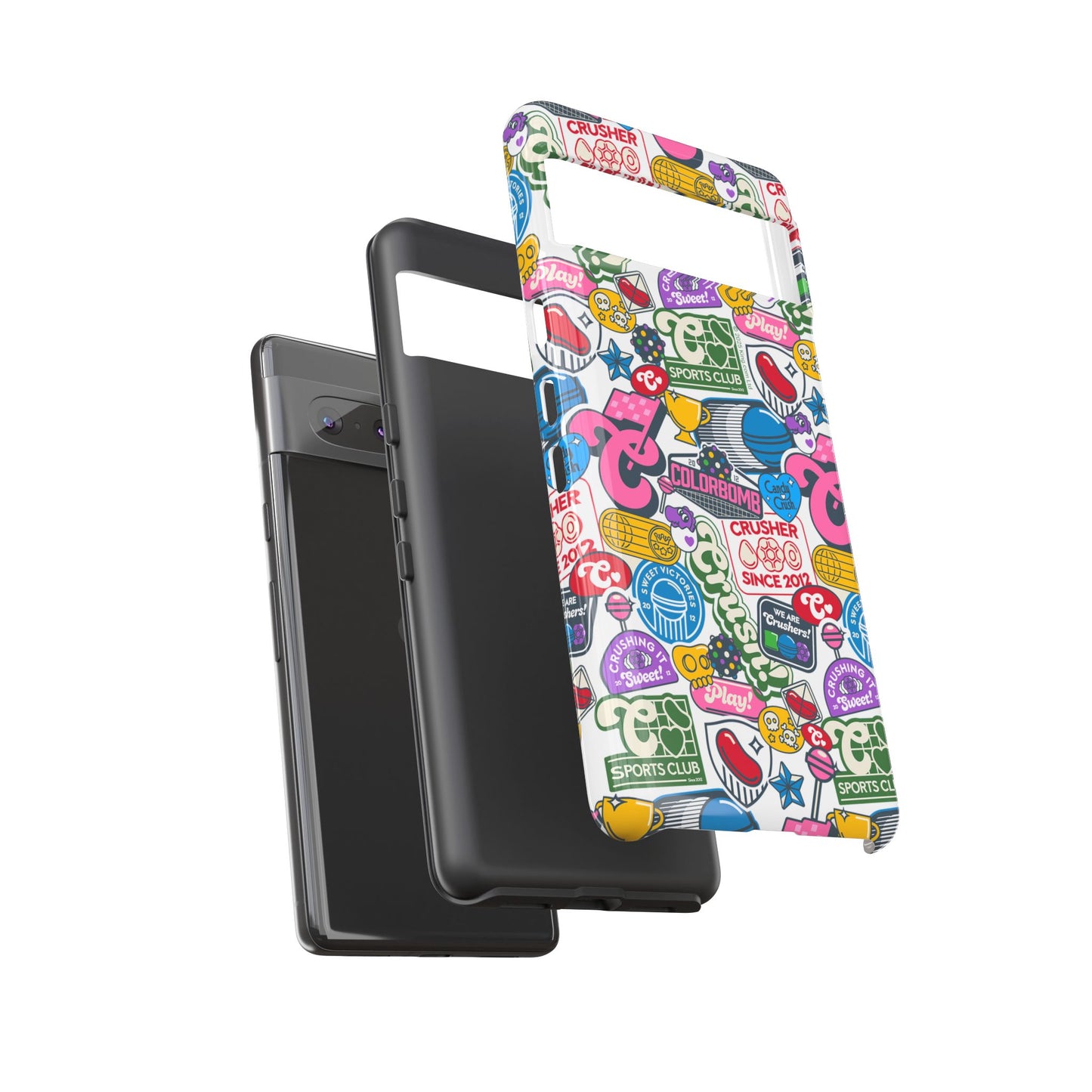Candy Crush Sports Club Patches Tough Phone Case