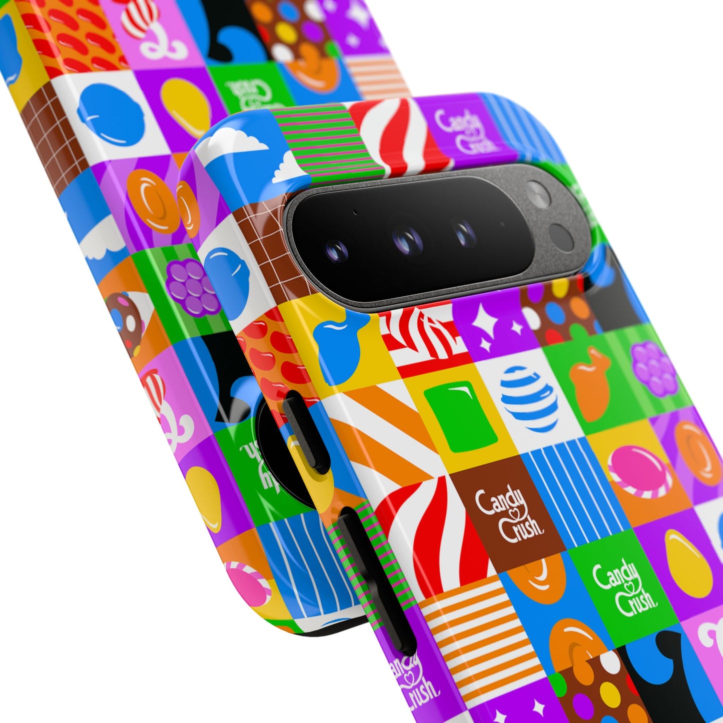 Candy Crush Pop Grid Tough Phone Case