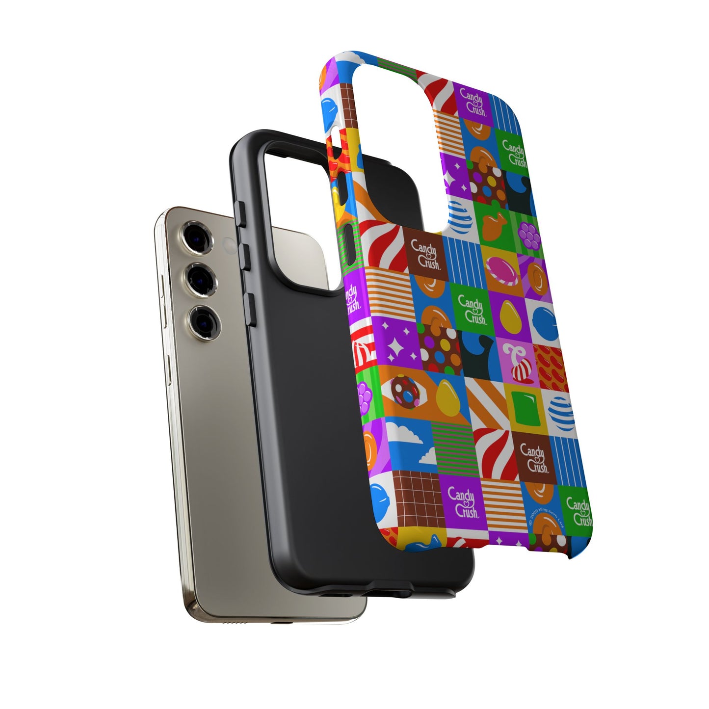 Candy Crush Pop Grid Tough Phone Case