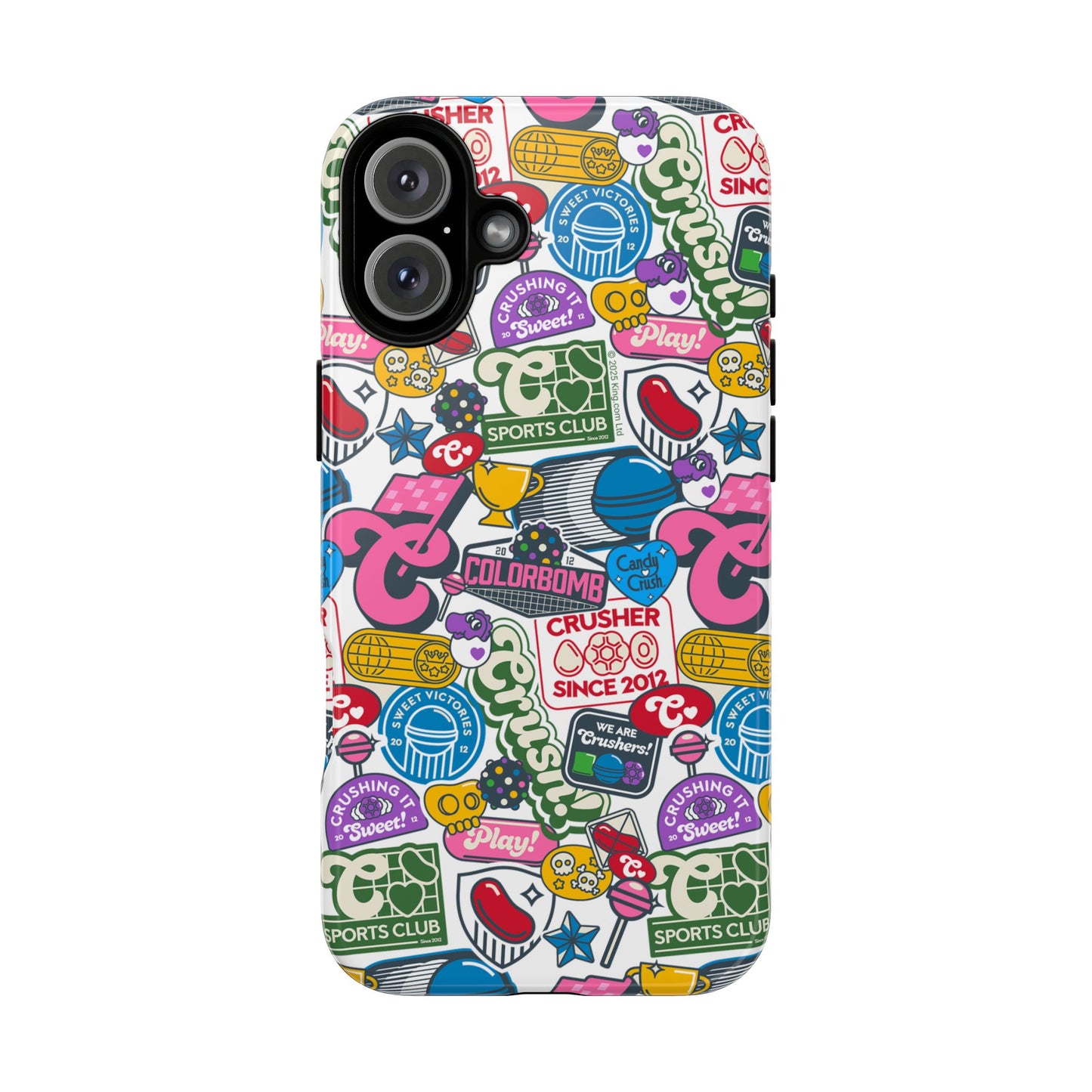 Candy Crush Sports Club Patches Tough Phone Case