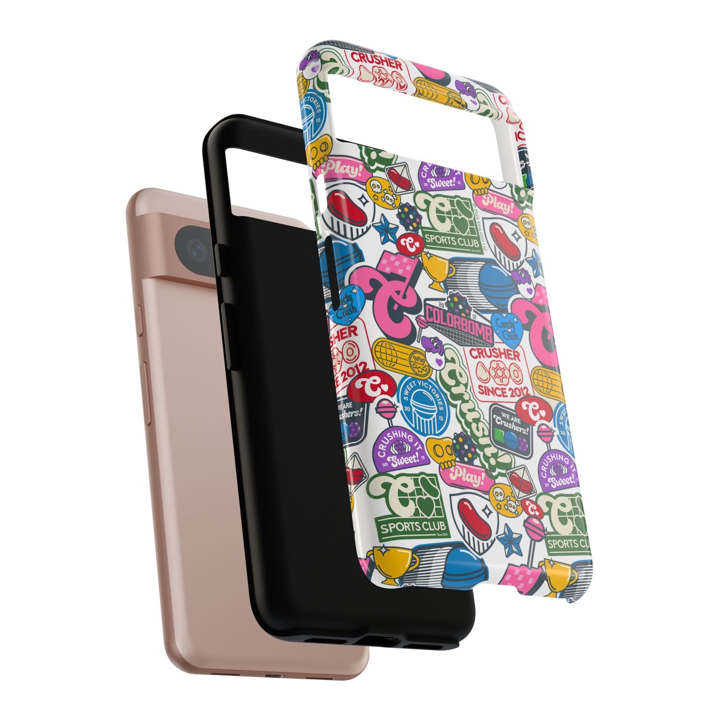 Candy Crush Sports Club Patches Tough Phone Case