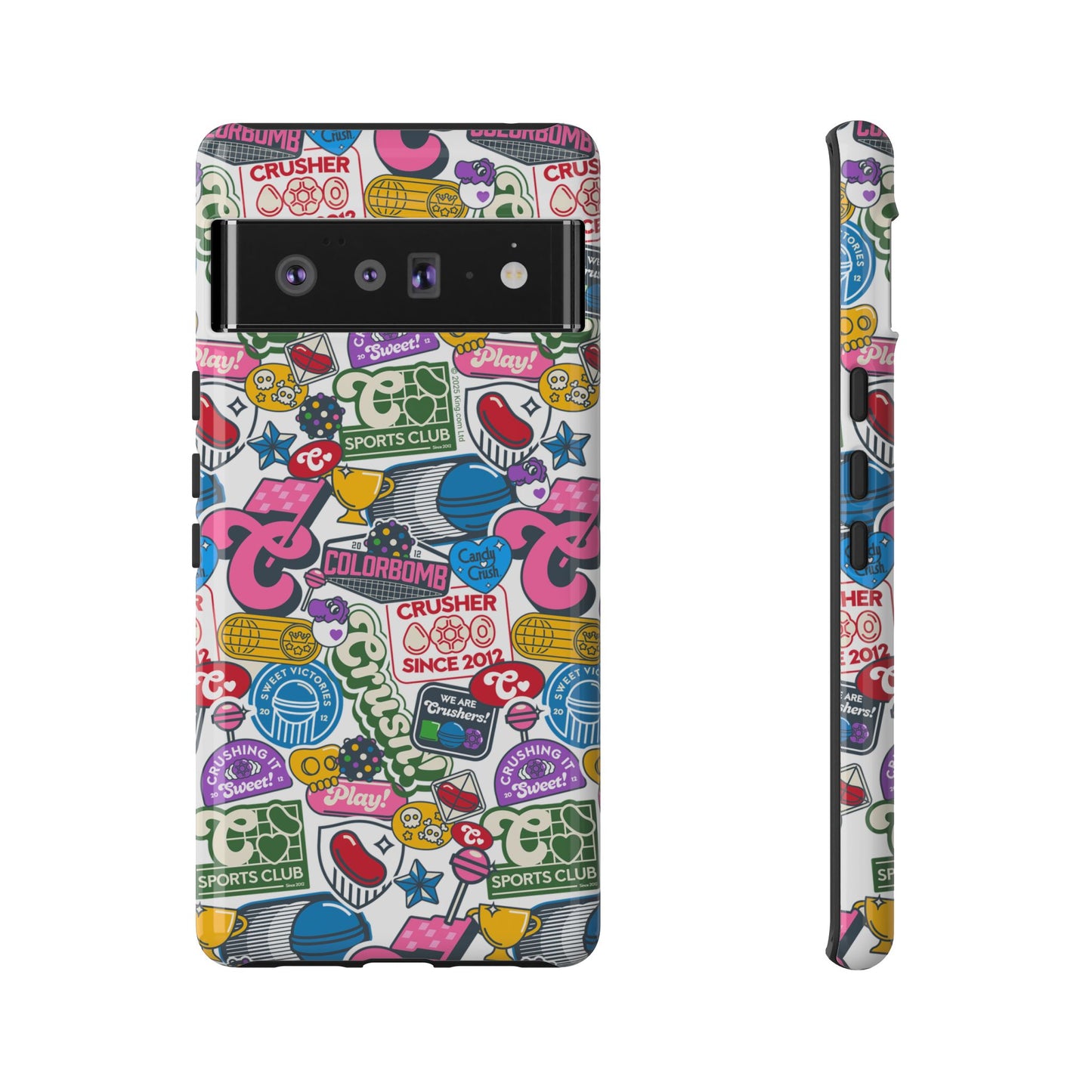 Candy Crush Sports Club Patches Tough Phone Case