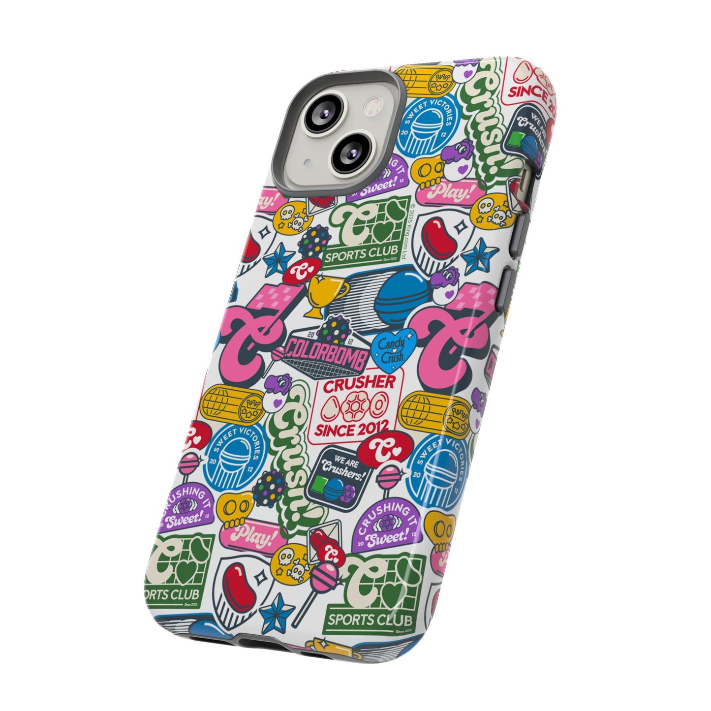 Candy Crush Sports Club Patches Tough Phone Case