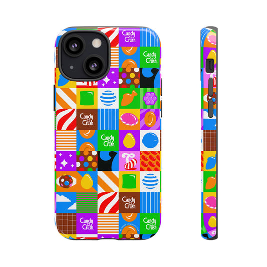 Candy Crush Pop Grid Tough Phone Case