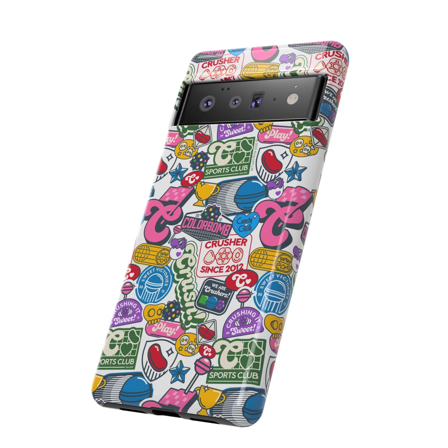 Candy Crush Sports Club Patches Tough Phone Case