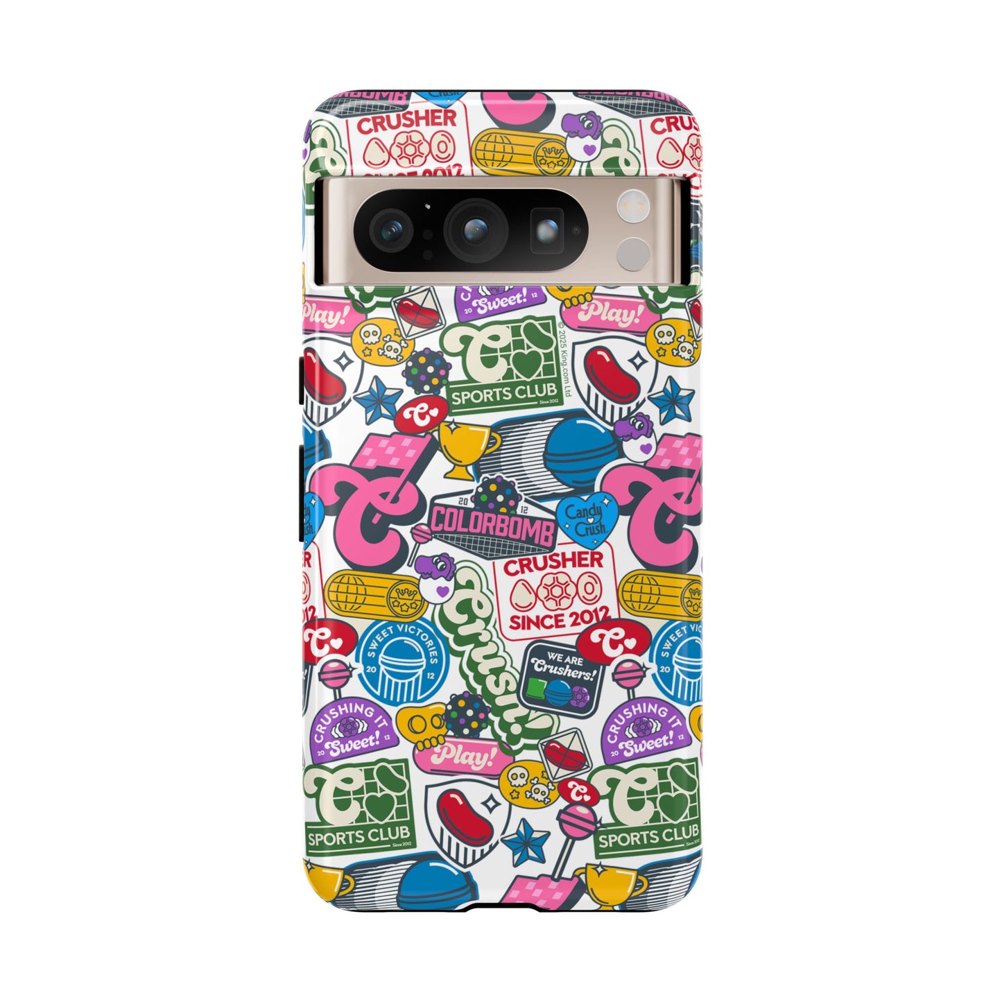 Candy Crush Sports Club Patches Tough Phone Case
