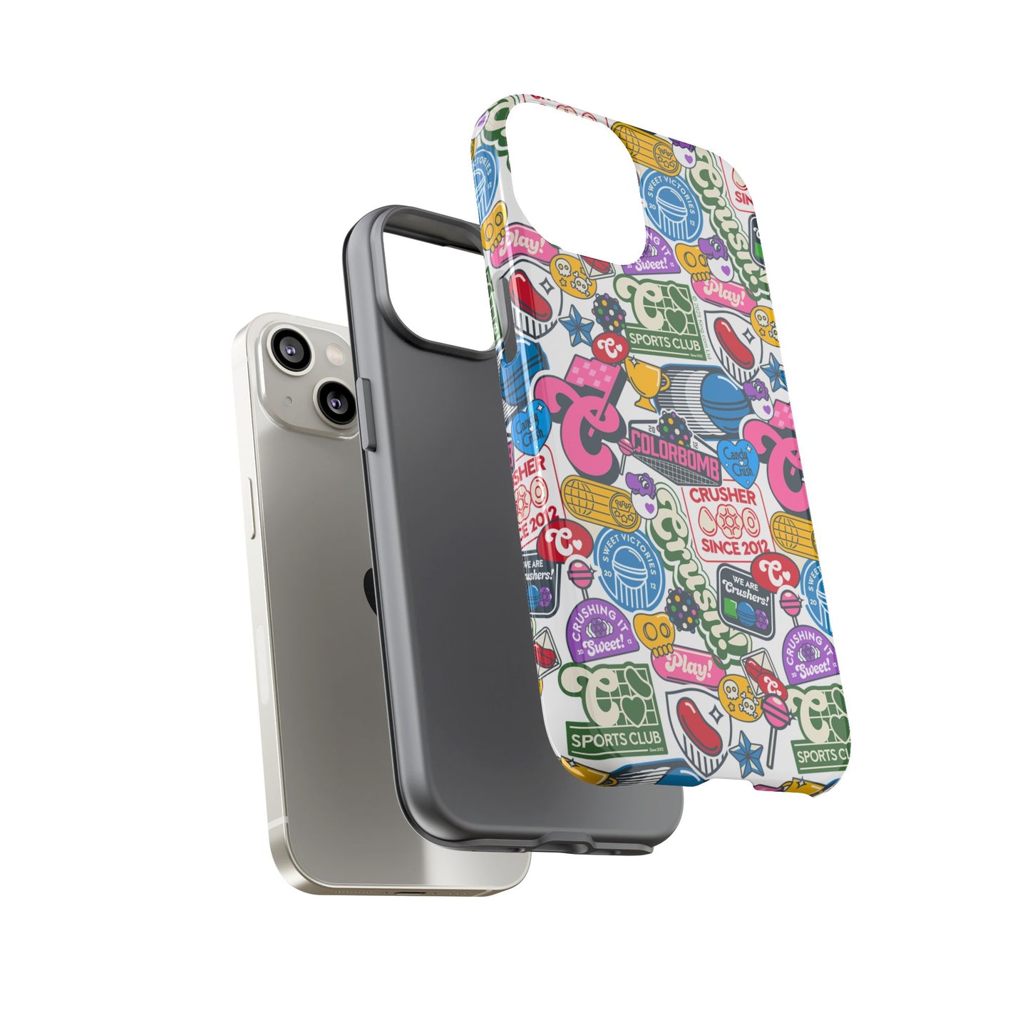 Candy Crush Sports Club Patches Tough Phone Case