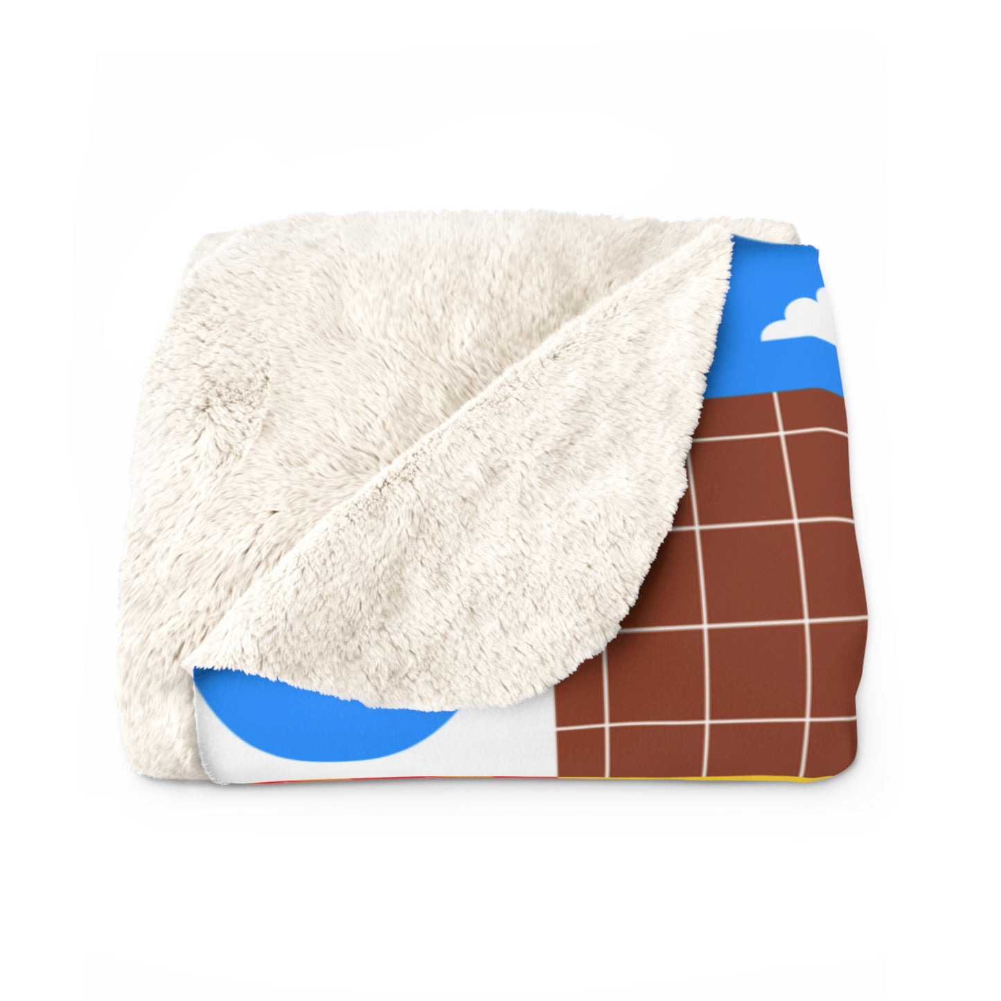 Candy Crush Pop Grid Sherpa Fleece Blanket