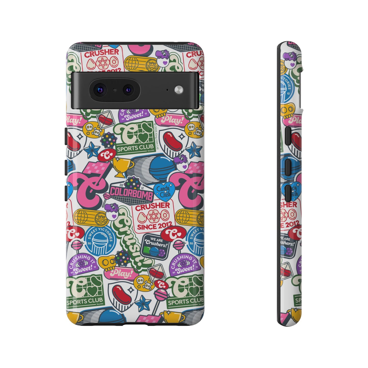 Candy Crush Sports Club Patches Tough Phone Case