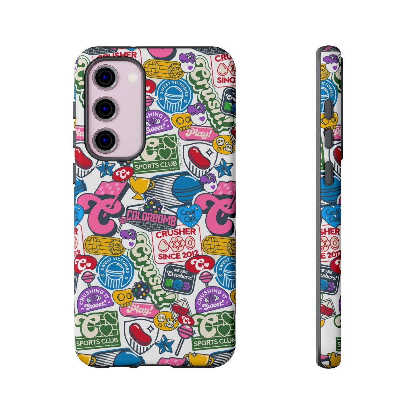 Candy Crush Sports Club Patches Tough Phone Case