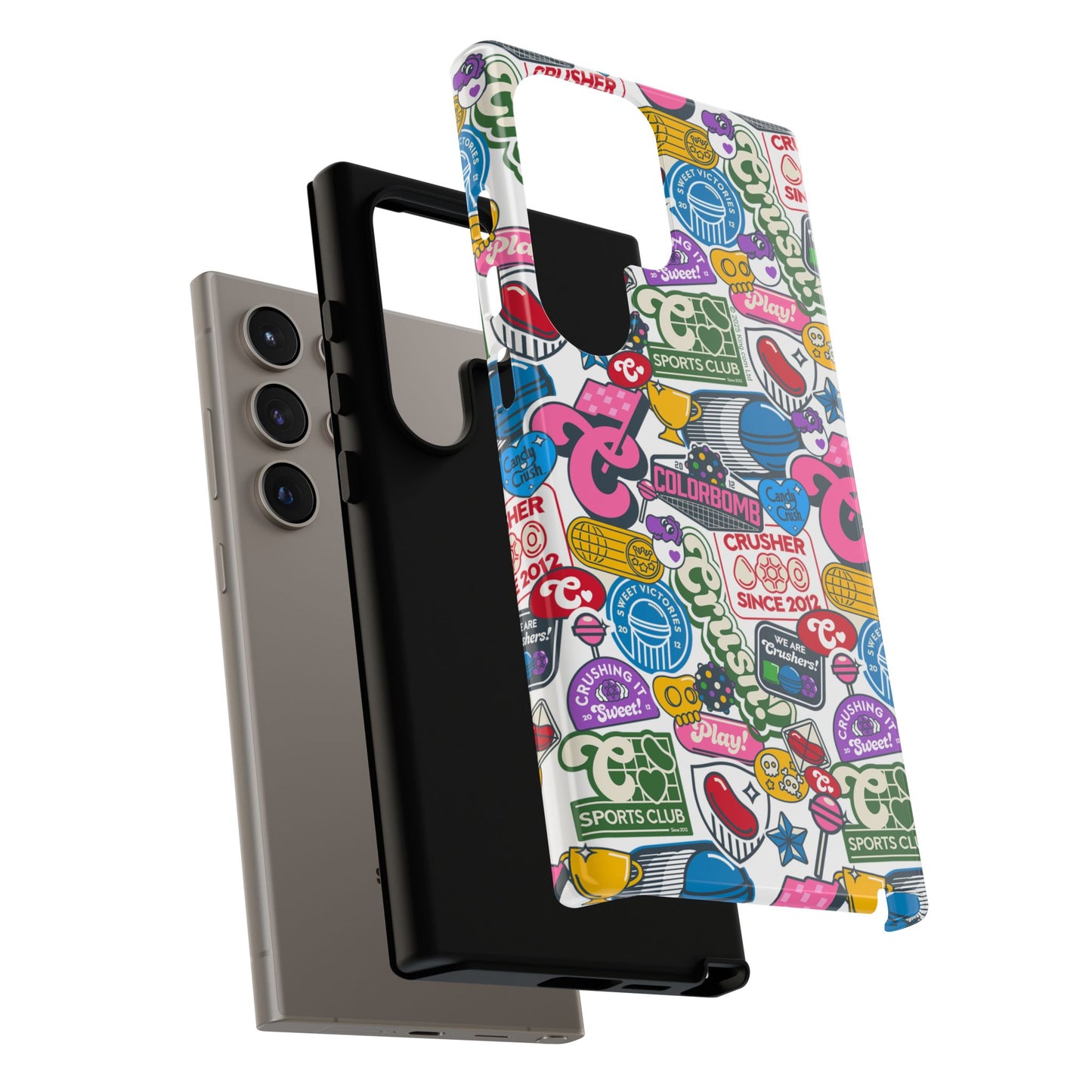 Candy Crush Sports Club Patches Tough Phone Case