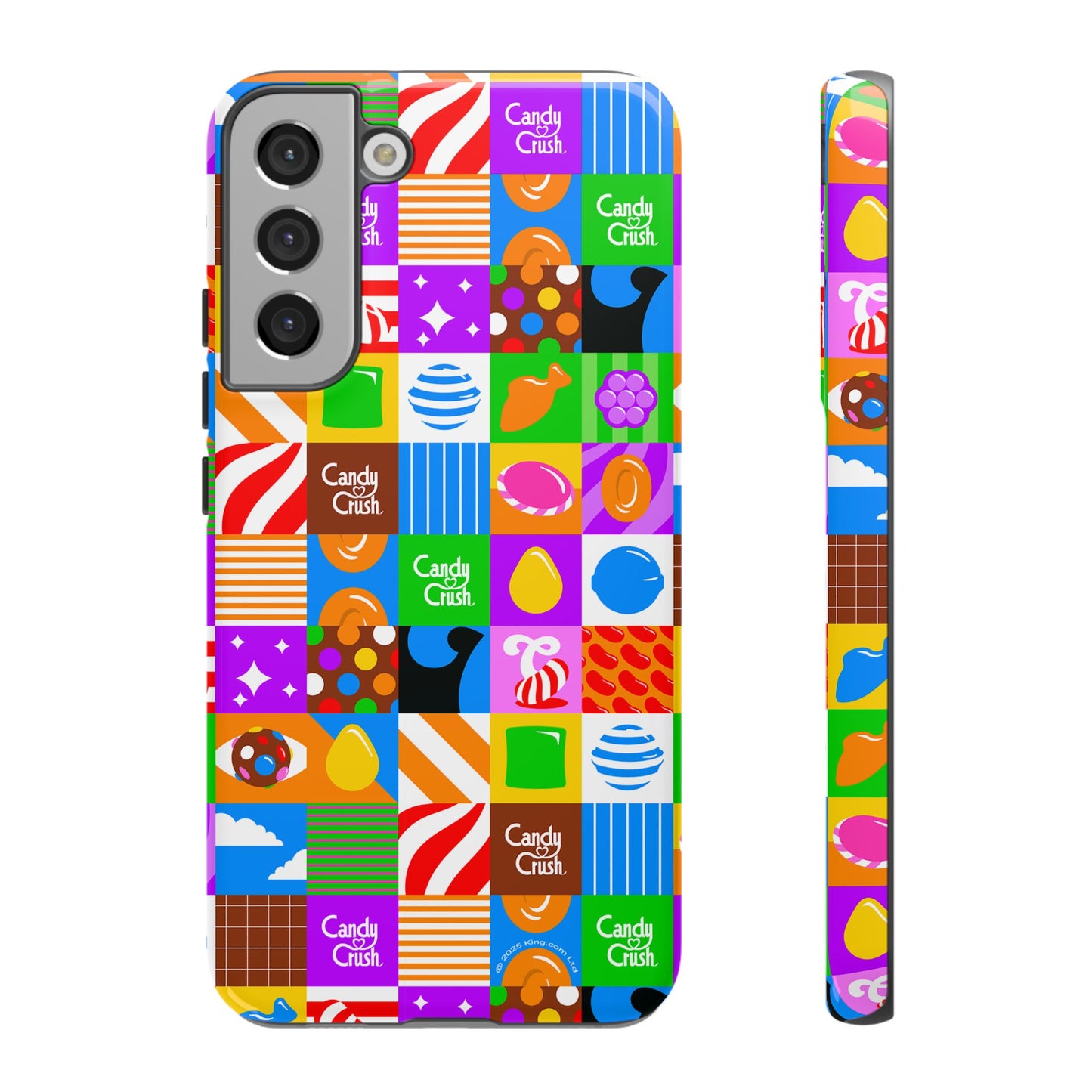 Candy Crush Pop Grid Tough Phone Case