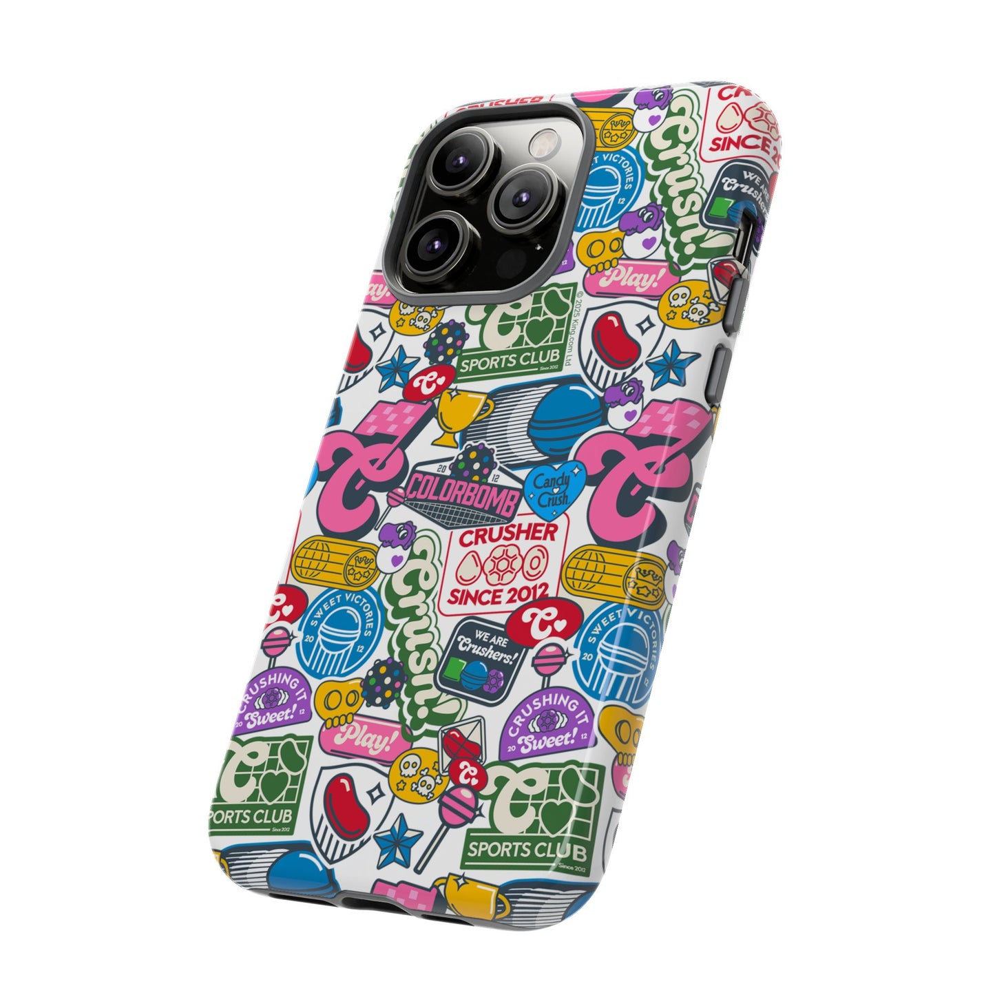 Candy Crush Sports Club Patches Tough Phone Case