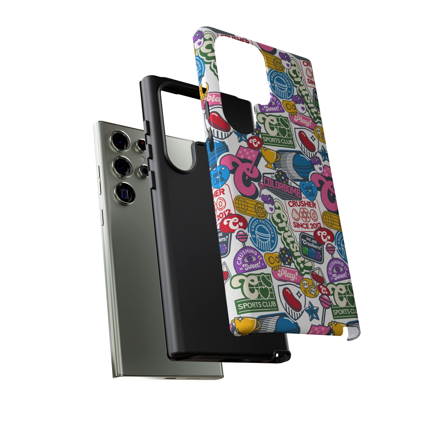 Candy Crush Sports Club Patches Tough Phone Case
