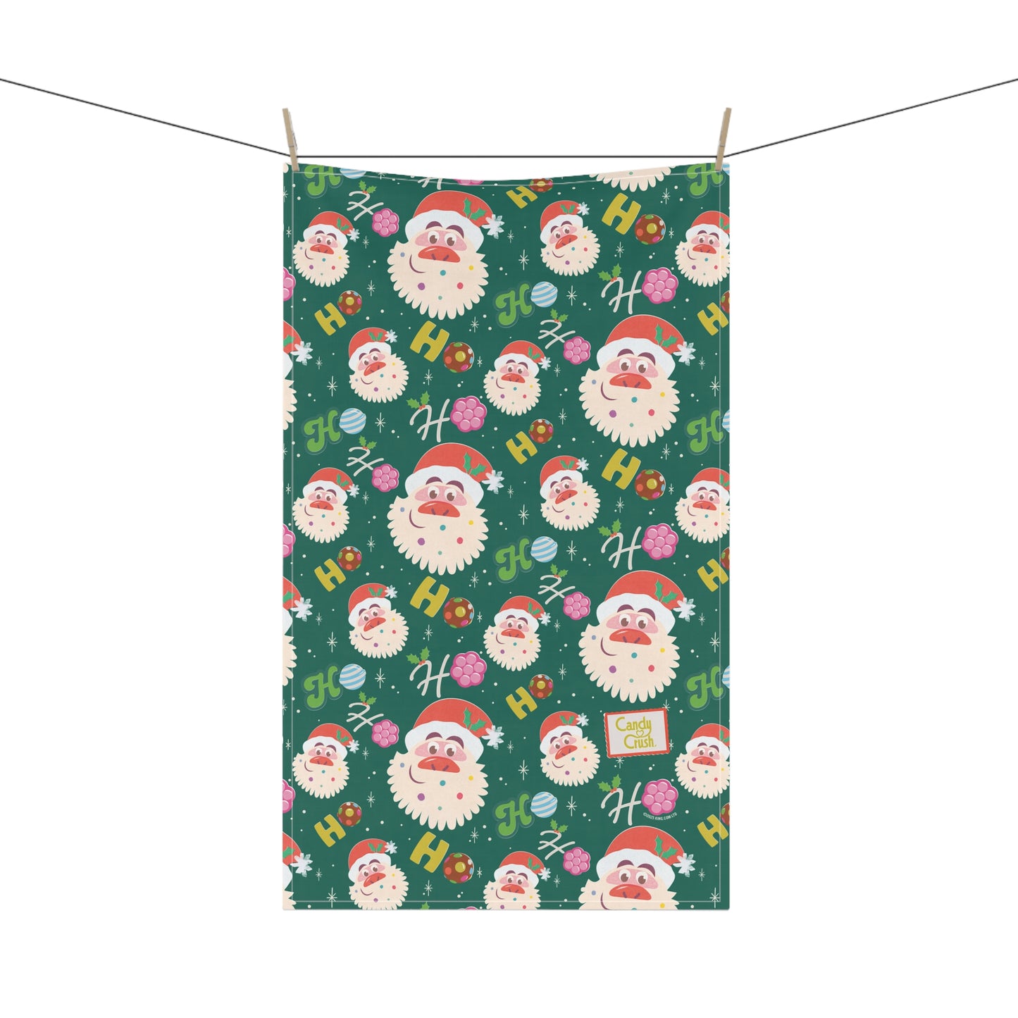 Candy Crush Kitchen Towel Holiday