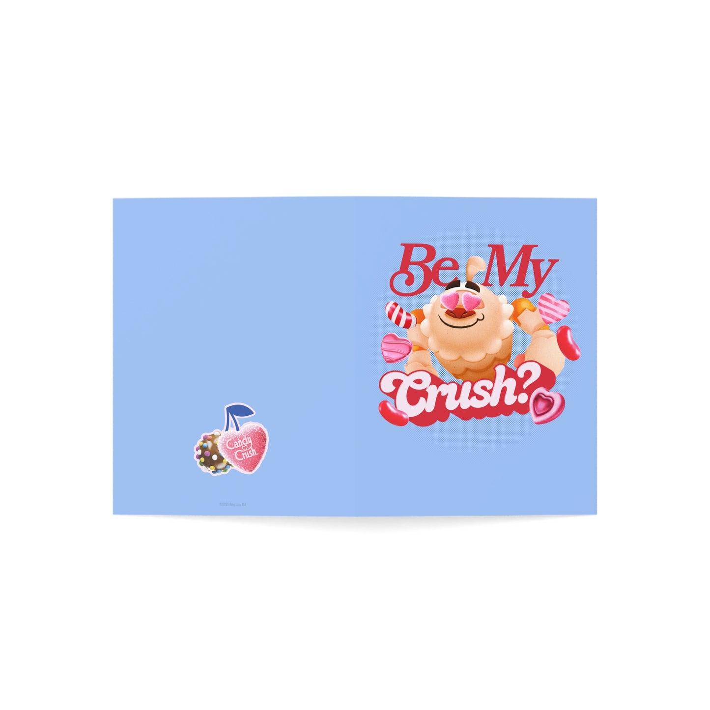 Candy Crush Greeting Card Be My Crush?