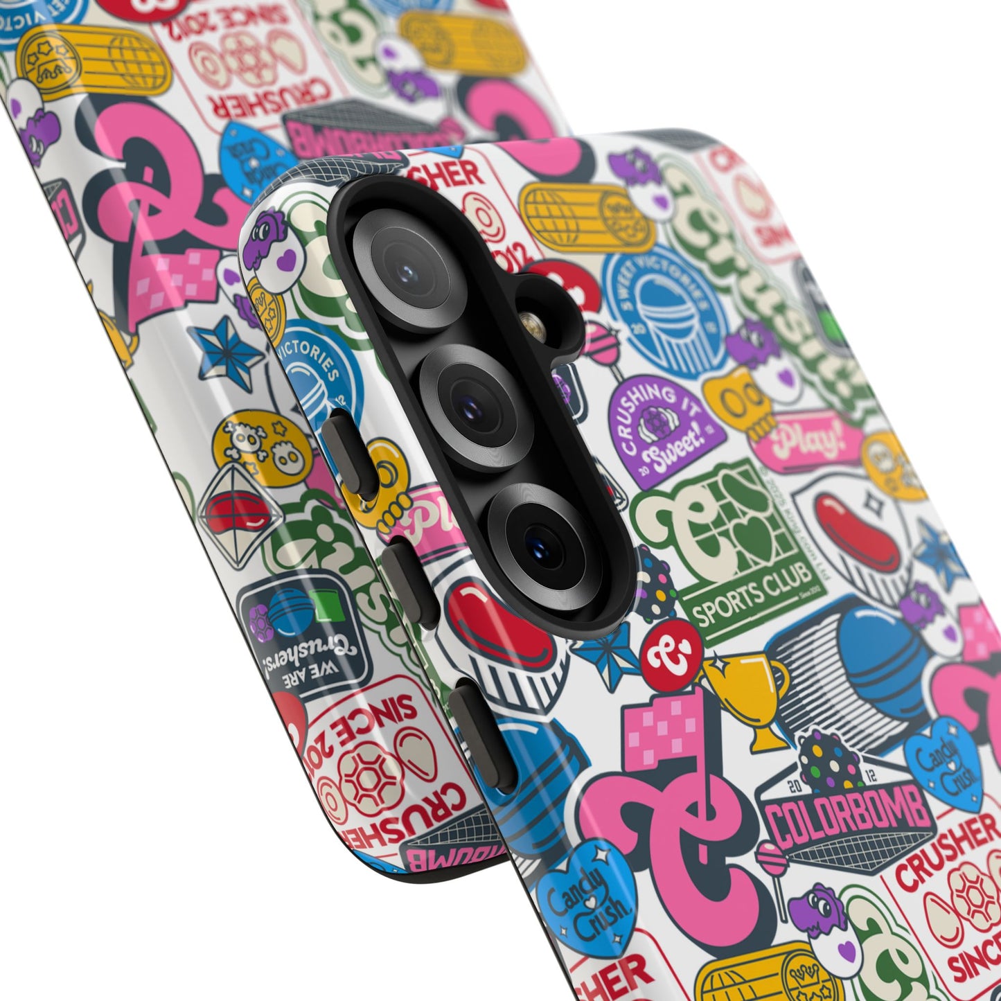 Candy Crush Sports Club Patches Tough Phone Case