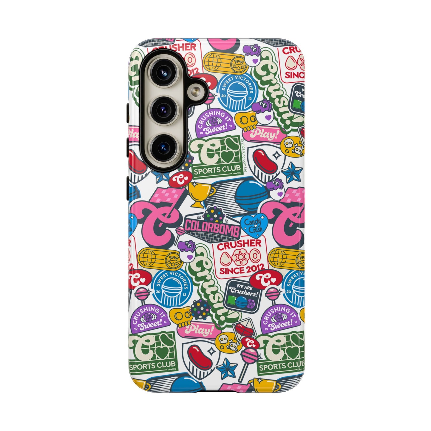 Candy Crush Sports Club Patches Tough Phone Case