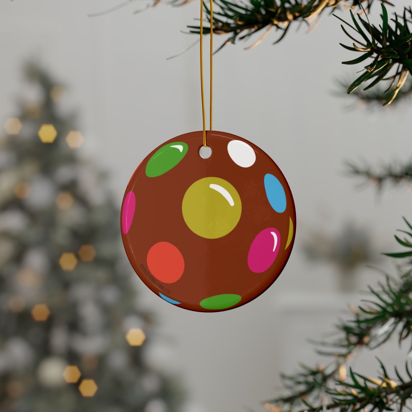 Candy Crush Ornament Holiday Icon