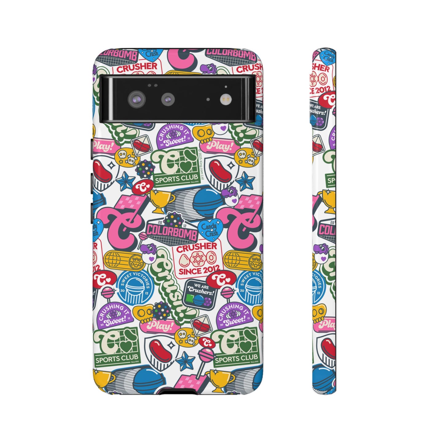 Candy Crush Sports Club Patches Tough Phone Case