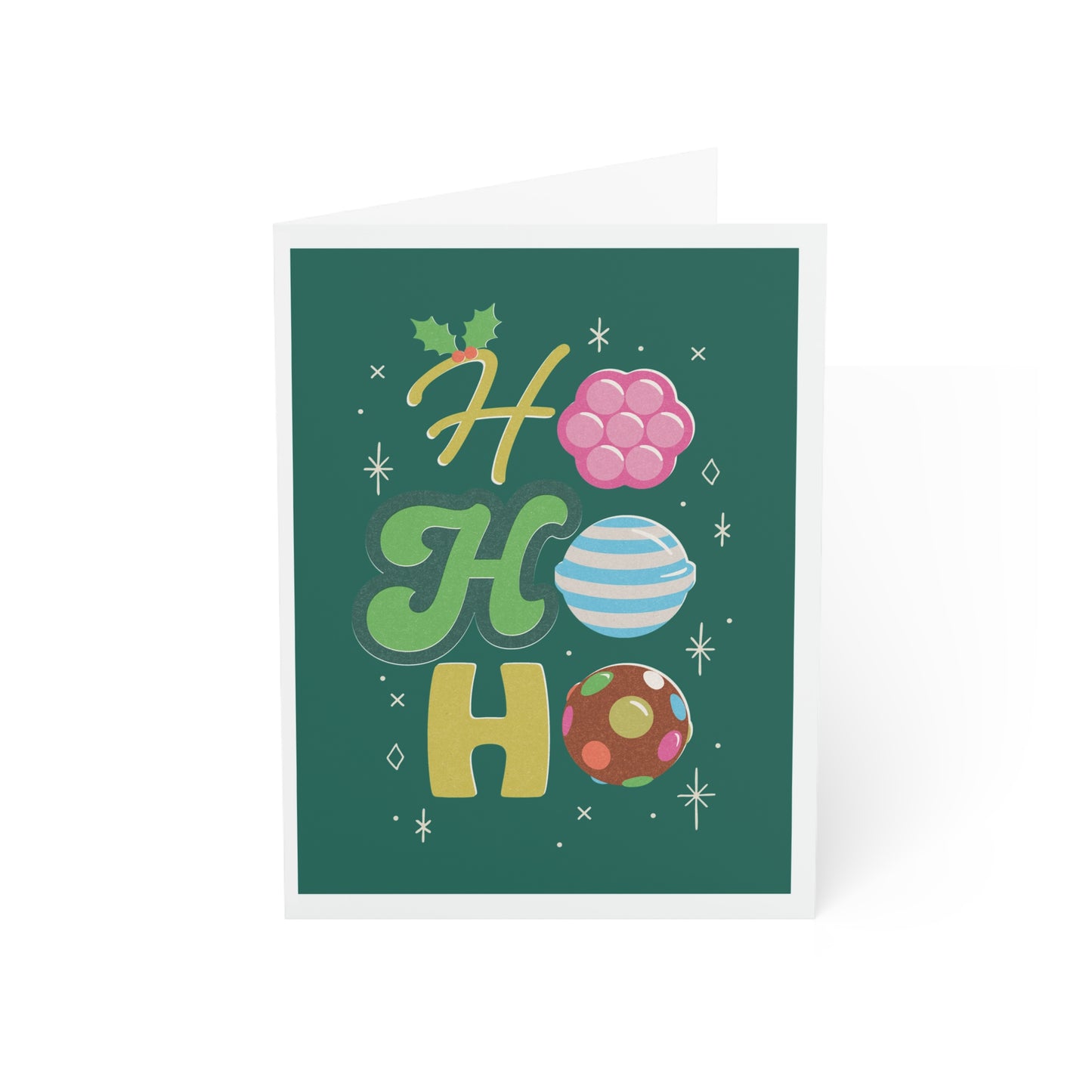 Candy Crush Greeting Card Holiday
