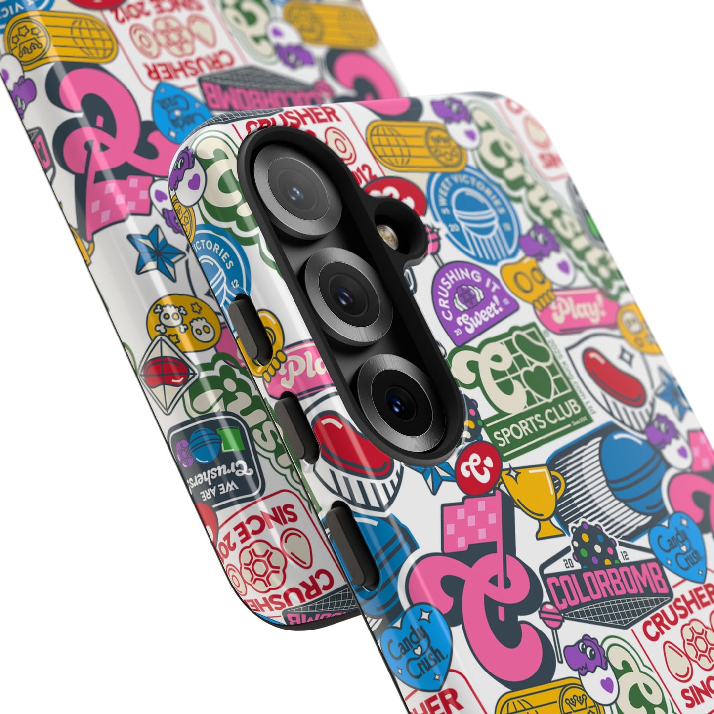 Candy Crush Sports Club Patches Tough Phone Case