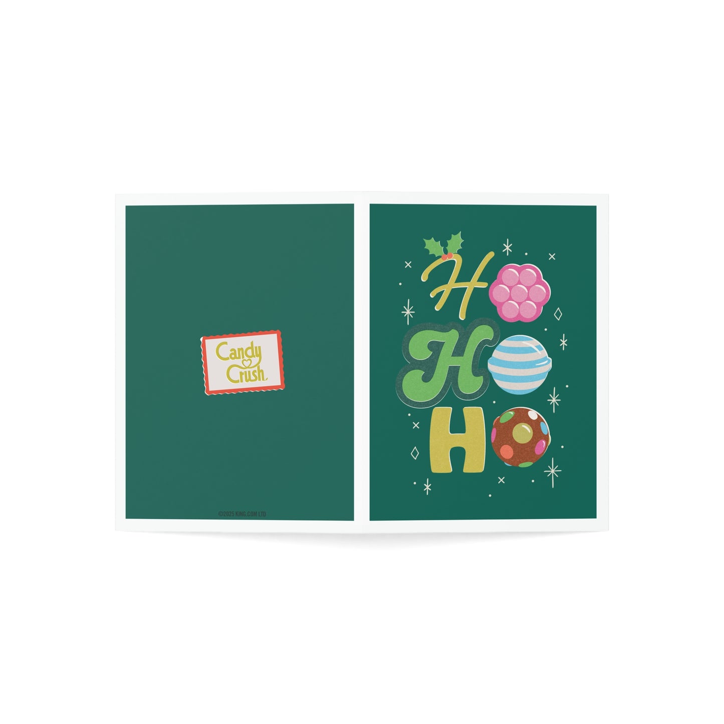Candy Crush Greeting Card Holiday