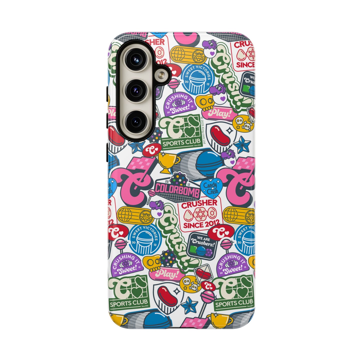Candy Crush Sports Club Patches Tough Phone Case