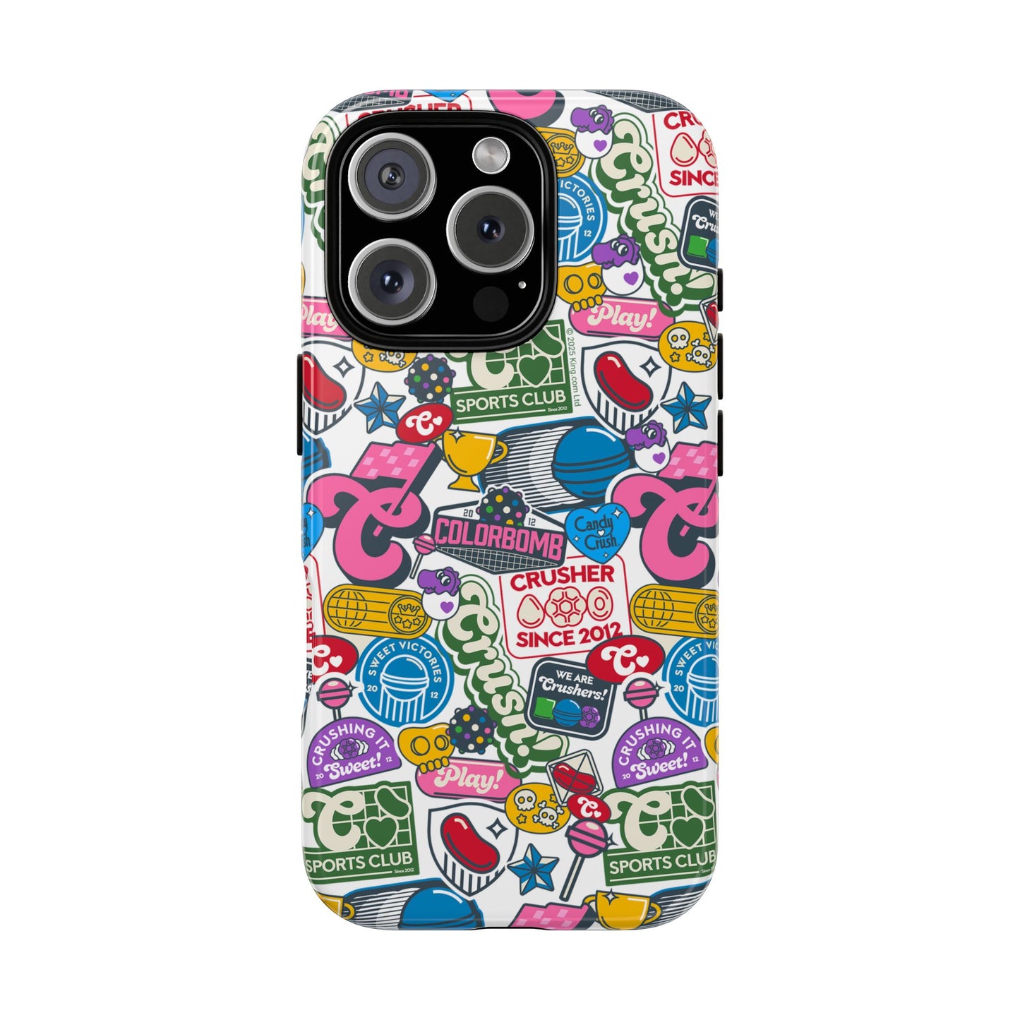 Candy Crush Sports Club Patches Tough Phone Case