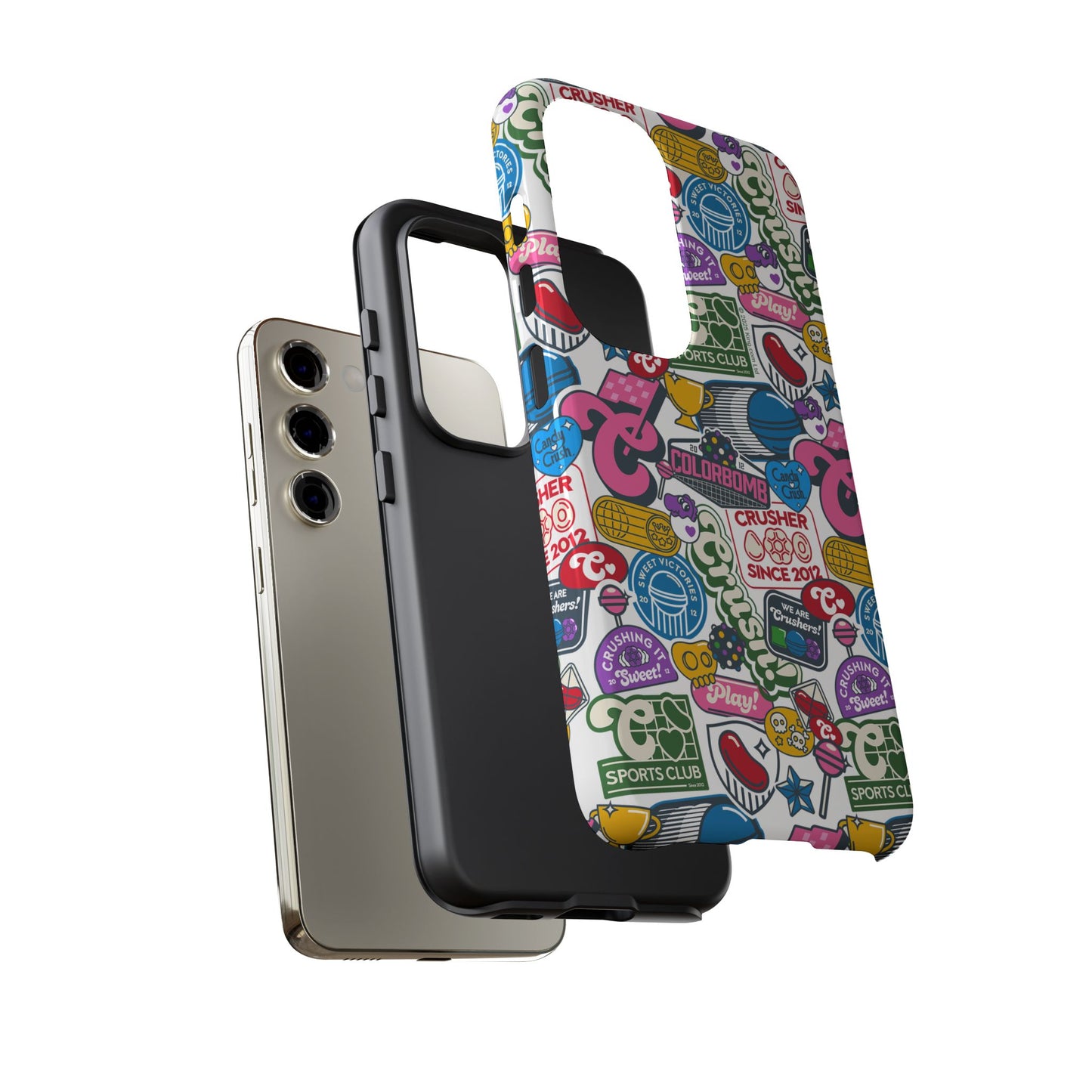 Candy Crush Sports Club Patches Tough Phone Case