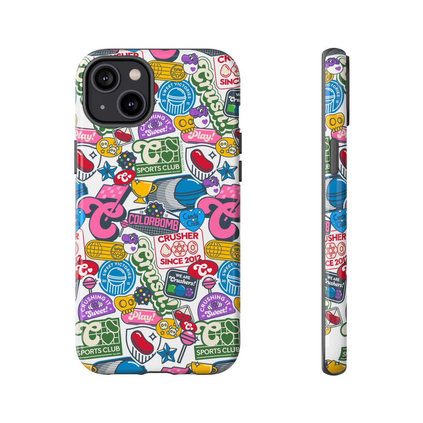 Candy Crush Sports Club Patches Tough Phone Case