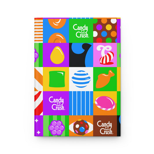 Candy Crush Pop Grid Hardcover Journal