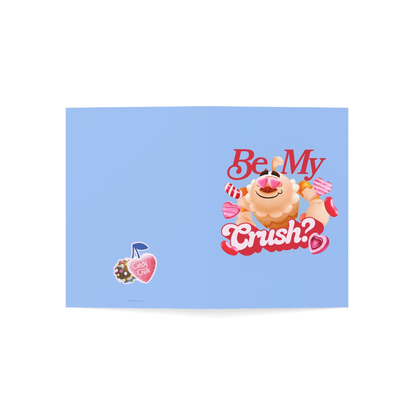 Candy Crush Greeting Card Be My Crush?