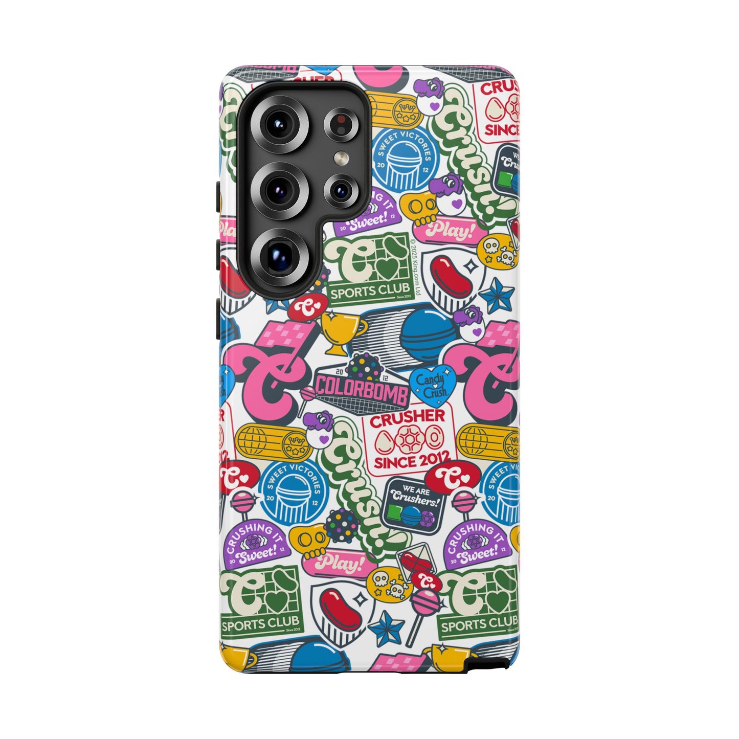 Candy Crush Sports Club Patches Tough Phone Case