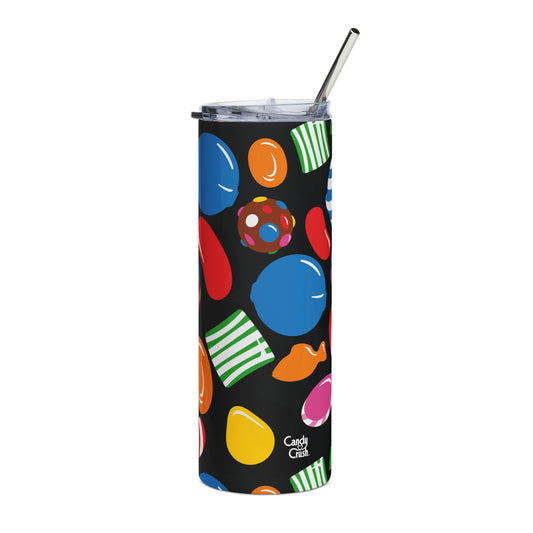 Candy Crush Candies Stainless Steel Tumbler