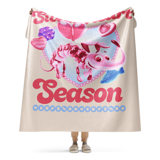 Candy Crush Blanket Sweet Heart Season