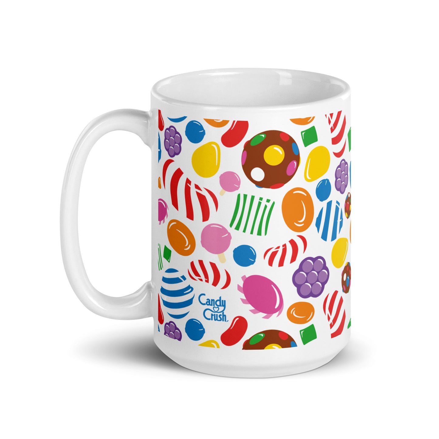 Candy Crush White Mug Candies